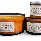 Tuscan Summer Candle – Luxury Scented Candle with Bergamot & Vanilla