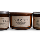 Smoke Candle – Warm & Woody Scented Soy Wax Candle