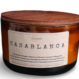 Casablanca Luxury Candle – Exotic Floral & Coastal Scent