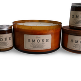 Smoke Candle – Warm & Woody Scented Soy Wax Candle