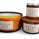 Byron Bay Candle – Coastal Serenity with Sandalwood & Amber Musk