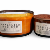 Brazilian Bum Bum Candle – Coconut, Vanilla & Orange Fragrance