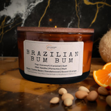 Brazilian Bum Bum Candle – Coconut, Vanilla & Orange Fragrance