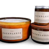 Casablanca Luxury Candle – Exotic Floral & Coastal Scent