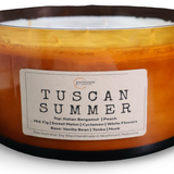 Tuscan Summer Candle – Luxury Scented Candle with Bergamot & Vanilla