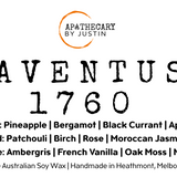 Aventus 1760 Candle – Inspired by Creed Aventus, Bergamot & Musk