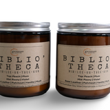 Bibliotheca Candle – Luxury Leather & Vanilla Scented Candle