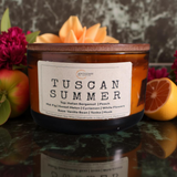 Tuscan Summer Candle – Luxury Scented Candle with Bergamot & Vanilla