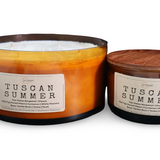 Tuscan Summer Candle – Luxury Scented Candle with Bergamot & Vanilla