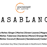 Casablanca Luxury Candle – Exotic Floral & Coastal Scent