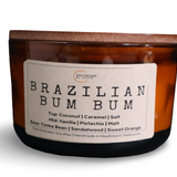 Brazilian Bum Bum Candle – Coconut, Vanilla & Orange Fragrance