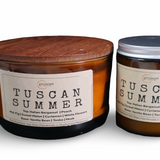 Tuscan Summer Candle – Luxury Scented Candle with Bergamot & Vanilla