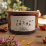 Bibliotheca Candle – Luxury Leather & Vanilla Scented Candle