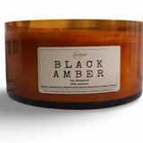 Black Amber Candle –  Bergamot & Amber