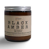 Black Amber Candle –  Bergamot & Amber