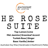 The Rose Suite Candle – Luxurious Floral Scent