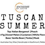 Tuscan Summer Candle – Luxury Scented Candle with Bergamot & Vanilla