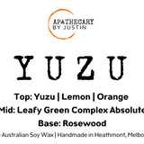 Yuzu Candle – Citrus, Floral, Wood