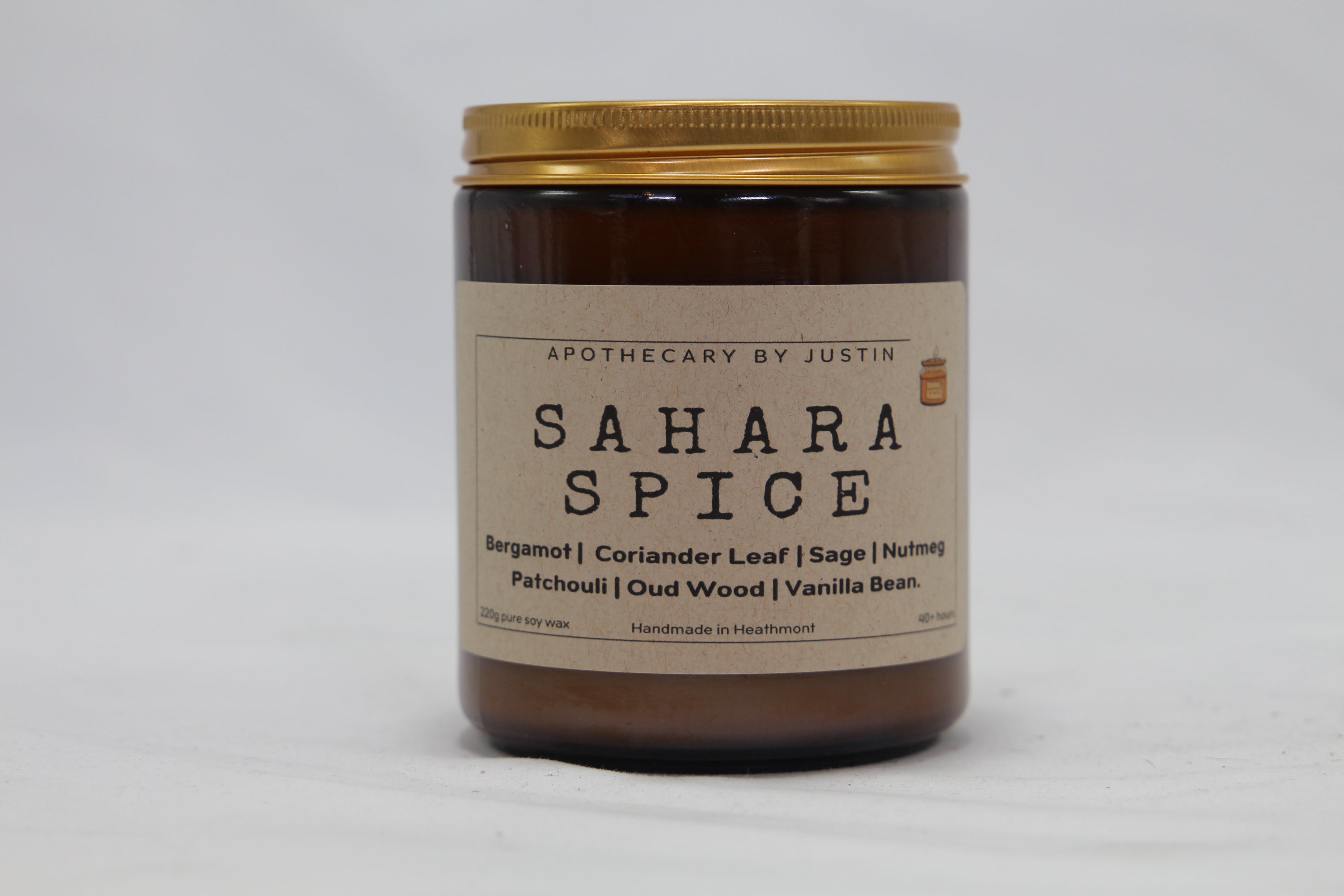 My Store Hand-Poured Aromatherapy Candle in Sahara Spice with bergamot and vanilla bean scents
