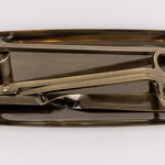 Candle care essentials Australia set featuring candle wick trimmer and snuffer on a decorative tray