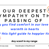 In Memoria | Personalised Candles