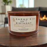 Birthdays  | Personalised Candles