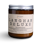 Langham Deluxe Candle – Citrus, green leaves, rose and woods