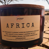 AFRICA candle | earthy, citrus, floral
