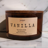 Vanilla Candle – Dark, boozy, vanilla
