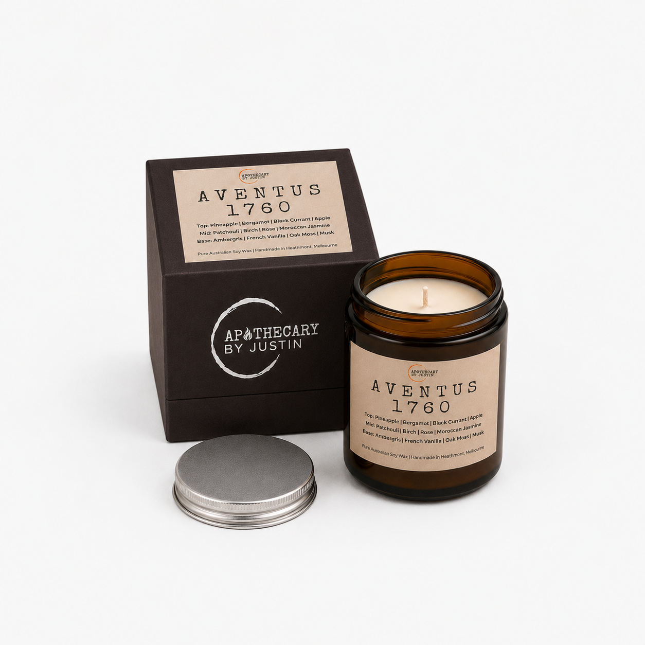 AVENTUS 1760 Candle | Pineapple, rose, patchouli, musk