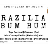 Brazilian Bum Bum Candle – Coconut, Vanilla & Orange Fragrance
