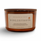 Bibliotheca luxury scented candle with peach and plum notes