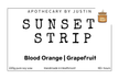 Citrus Scented Sunset Strip Candle for a Refreshing Ambiance