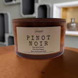 Pinot Noir Candle –  Dark Cherry, Pink Pepper,  Woods