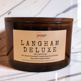 Langham Deluxe Candle – Citrus, green leaves, rose & woods