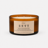 Envy Candle | Ginger, mandarin, mahogany, wood. Amber, leather, tobacco