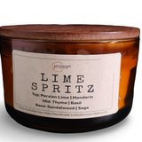 Lime Spritz  Candle –  Lime, Mandarin & Basil