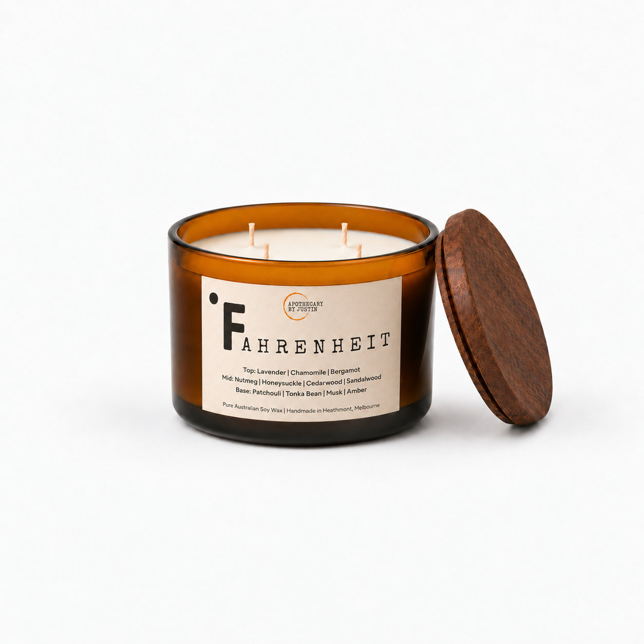 Fahrenheit Candle | Herbaceous, floral, woods, musk