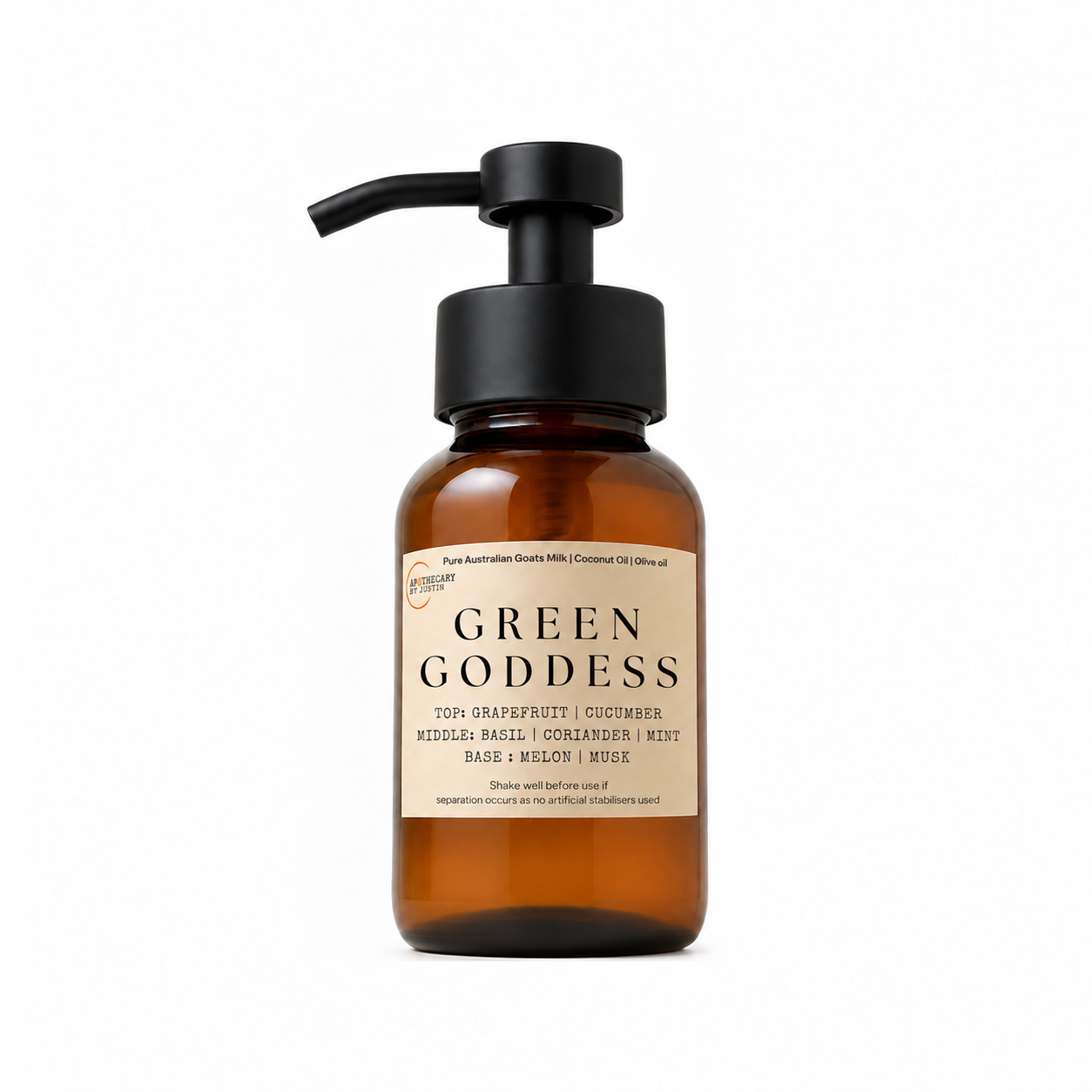 Green Goddess Soap-Free Wash | Cucumber, Basil, Mint