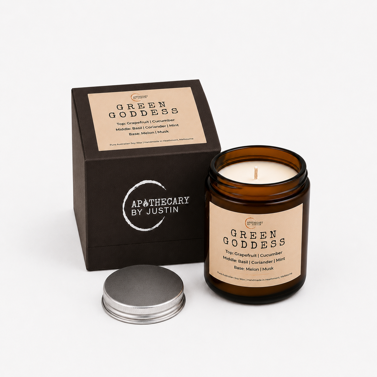 Green Goddess Candle | Cucumber, Basil, Mint