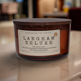 Langham Deluxe Candle – Citrus, green leaves, rose and woods
