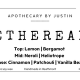 Ethereal - Warm, Amber, spice and vanilla