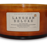 Langham Deluxe Candle – Citrus, green leaves, rose and woods
