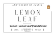 Lemon Leaf Candle 