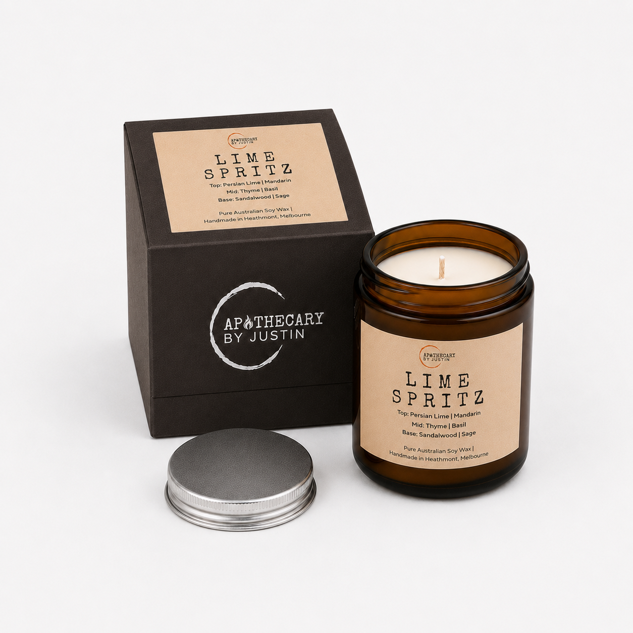 Lime Spritz  Candle | Lime, Mandarin, Basil