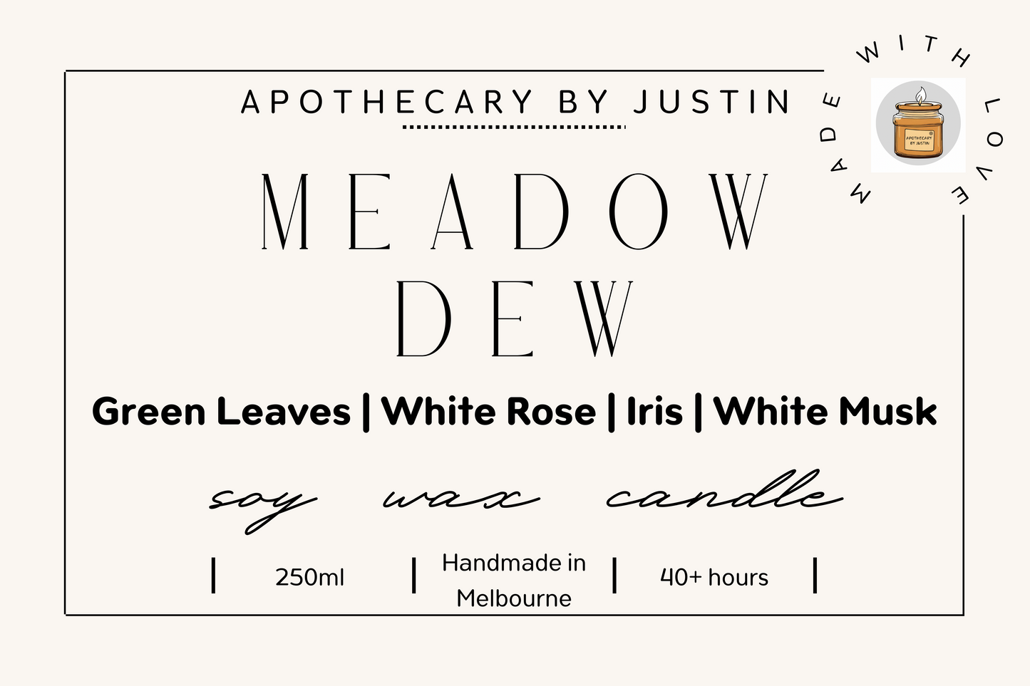 Green Leave, Rose & Musk (Meadow Dew)