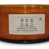 Red 540 Candle – Inspired by Baccarat Rouge 540 | Luxury Scented Candle