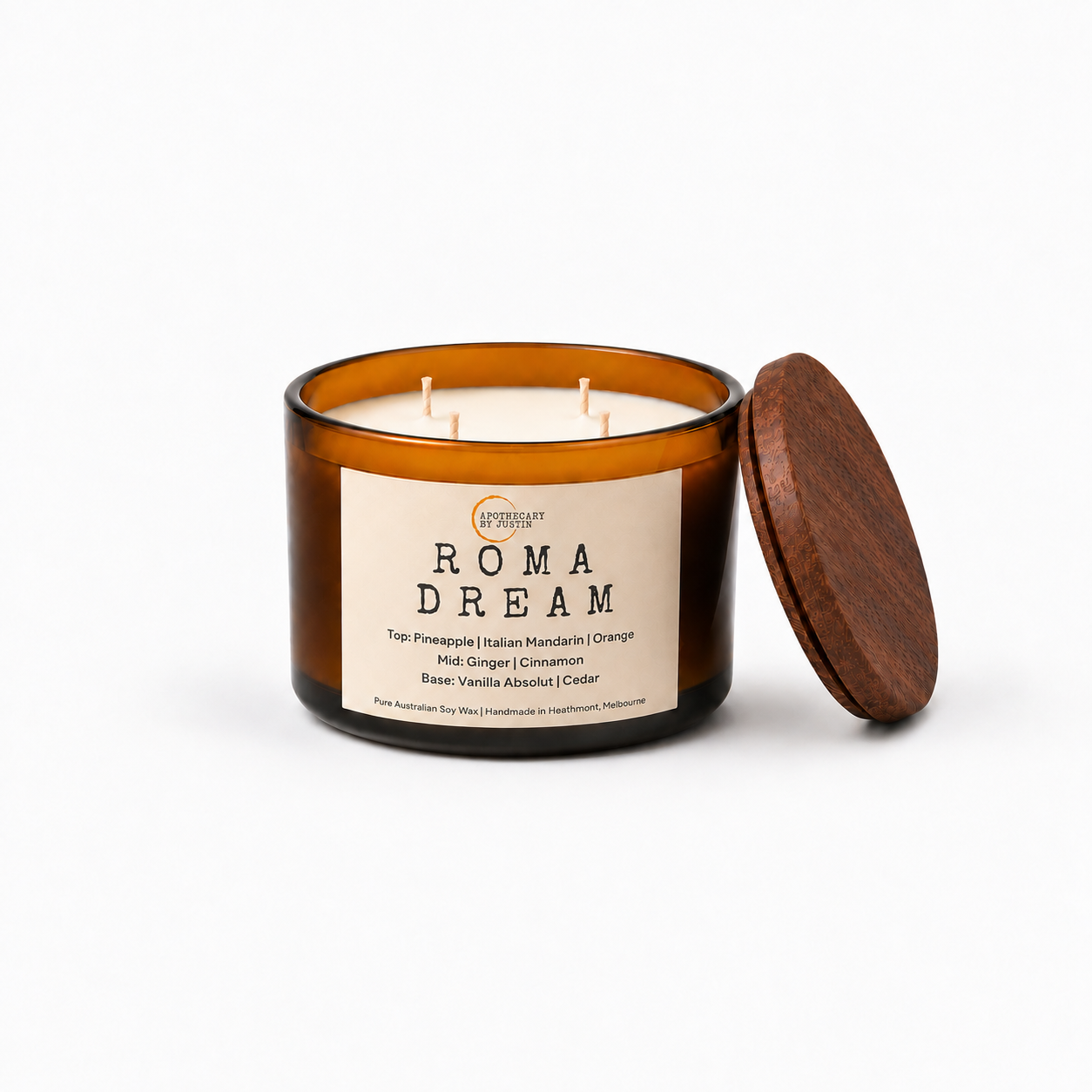 Roma Dream Candle | Citrus, Spice, Wood