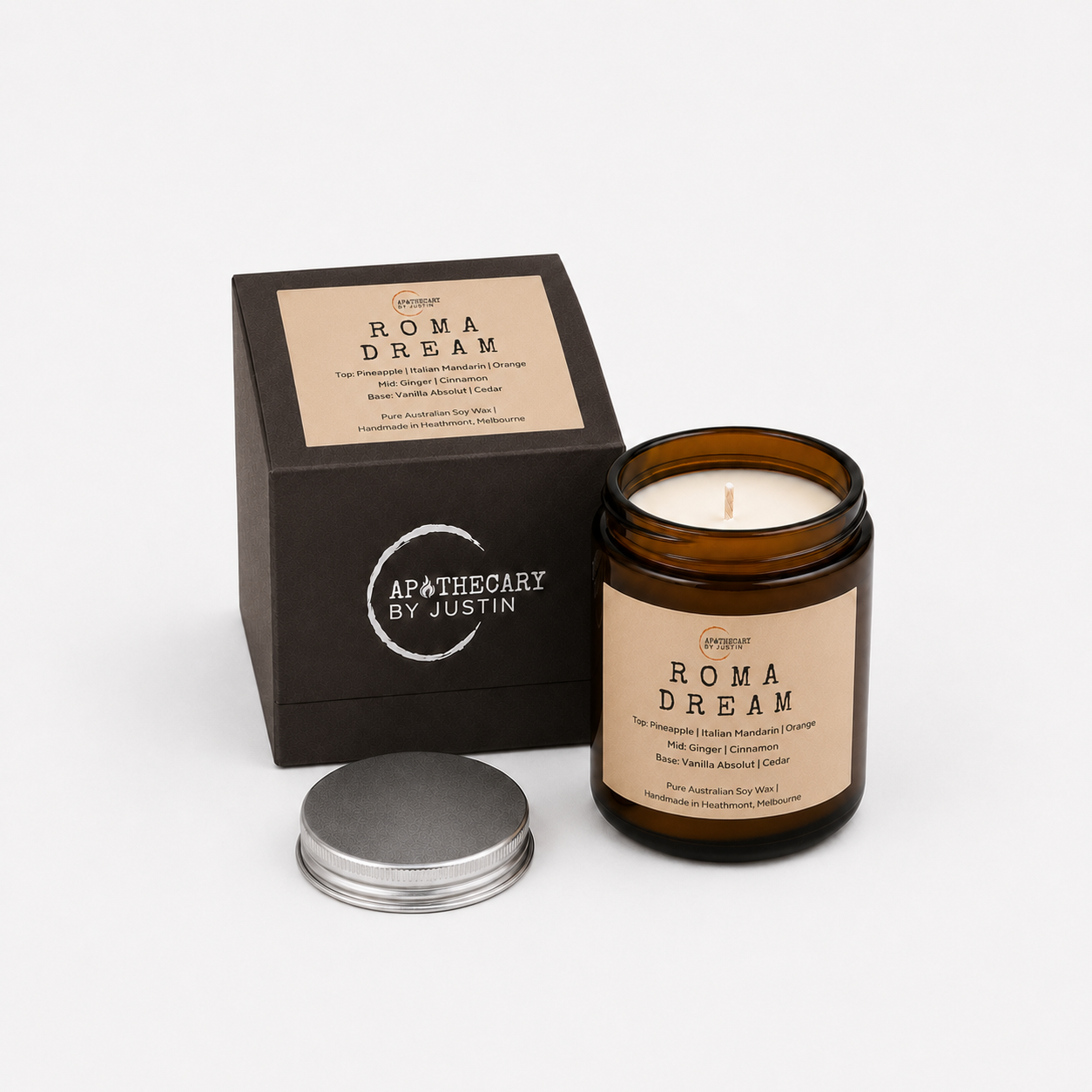 Roma Dream Candle | Citrus, Spice, Wood