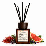 Saffron Leather Diffuser |  Saffron, raspberry, leather, cashmeran